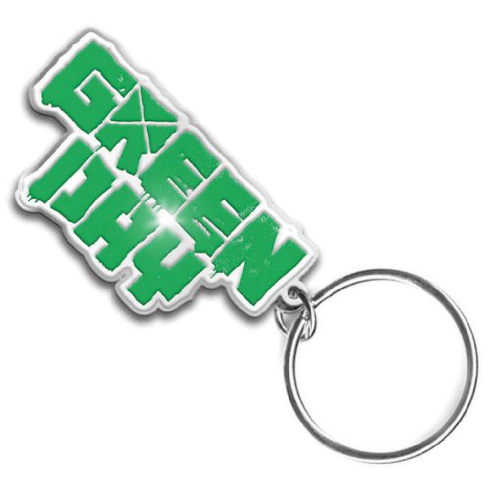 Green Day - Band Logo Sleutelhanger - Groen